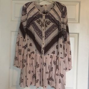 Free people tunic/dress size large guc